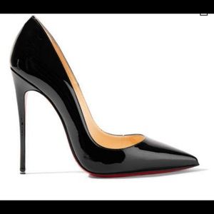Christian Louboutin Black Patent Leather Pumps